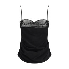 Silk draped Top