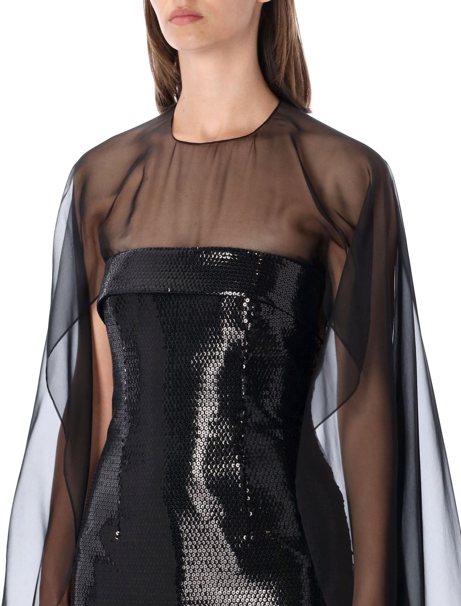 [Alberta Ferretti] Long sleeve dress FW26 262U042666460555