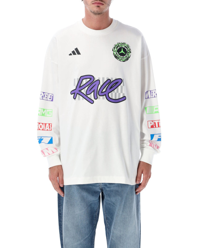 [ADIDAS ORIGINALS] T-shirts Long Sleeve FW26 IB7006WHITE