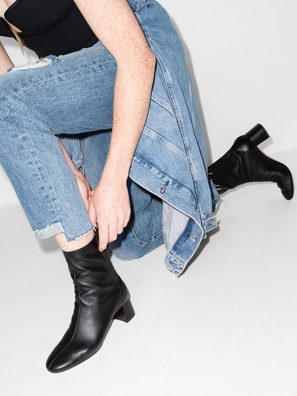 [Aquazzura] Ankle Boots FW26 SHOMIDB0NAP000