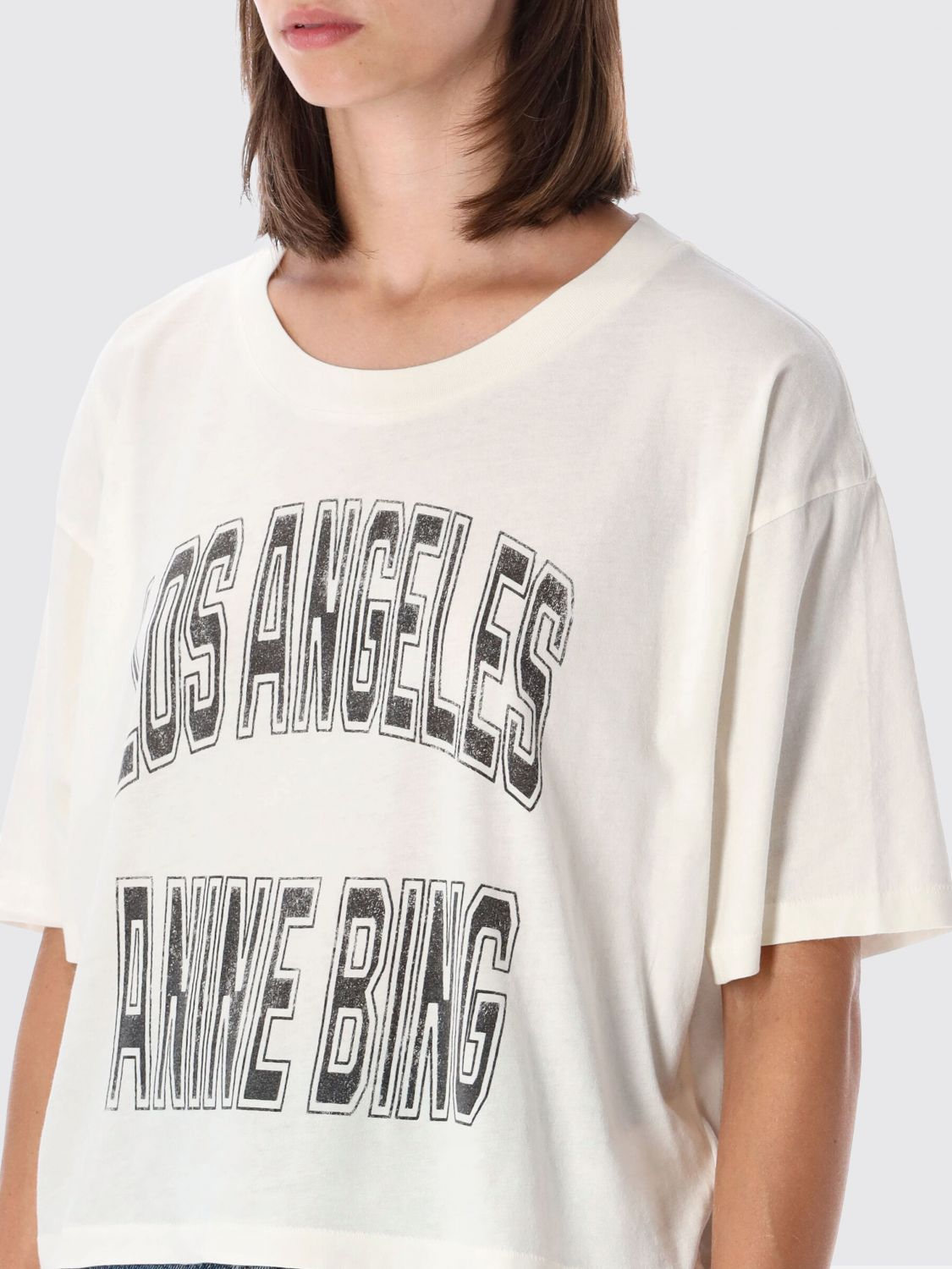 [Anine Bing] T-shirts Short Sleeve FW26 A0812698 A3