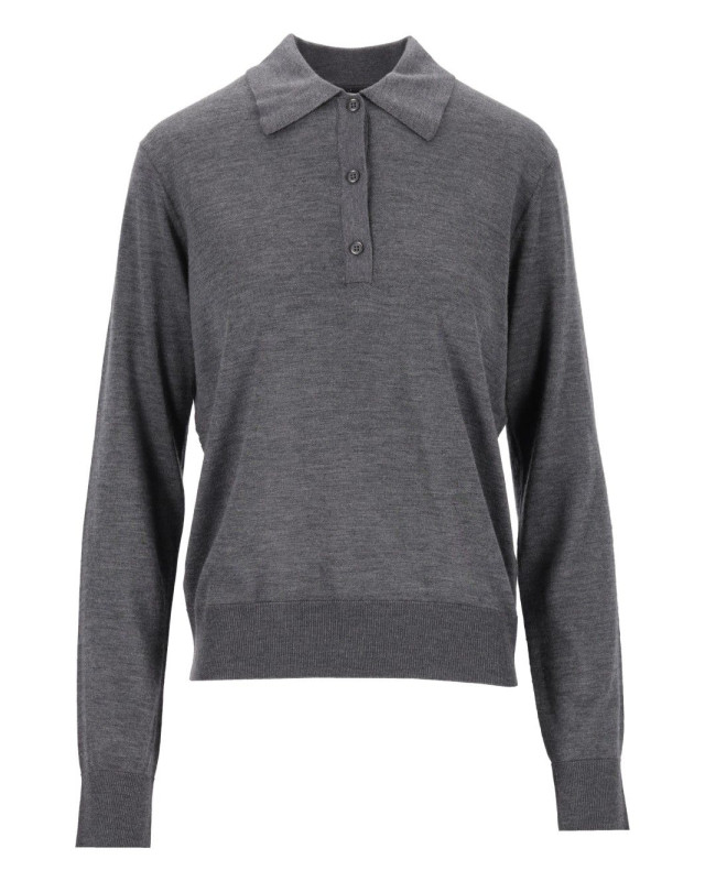 [LouLou De Saison] Knitwear CO MILESANTHRACITE MELANGE