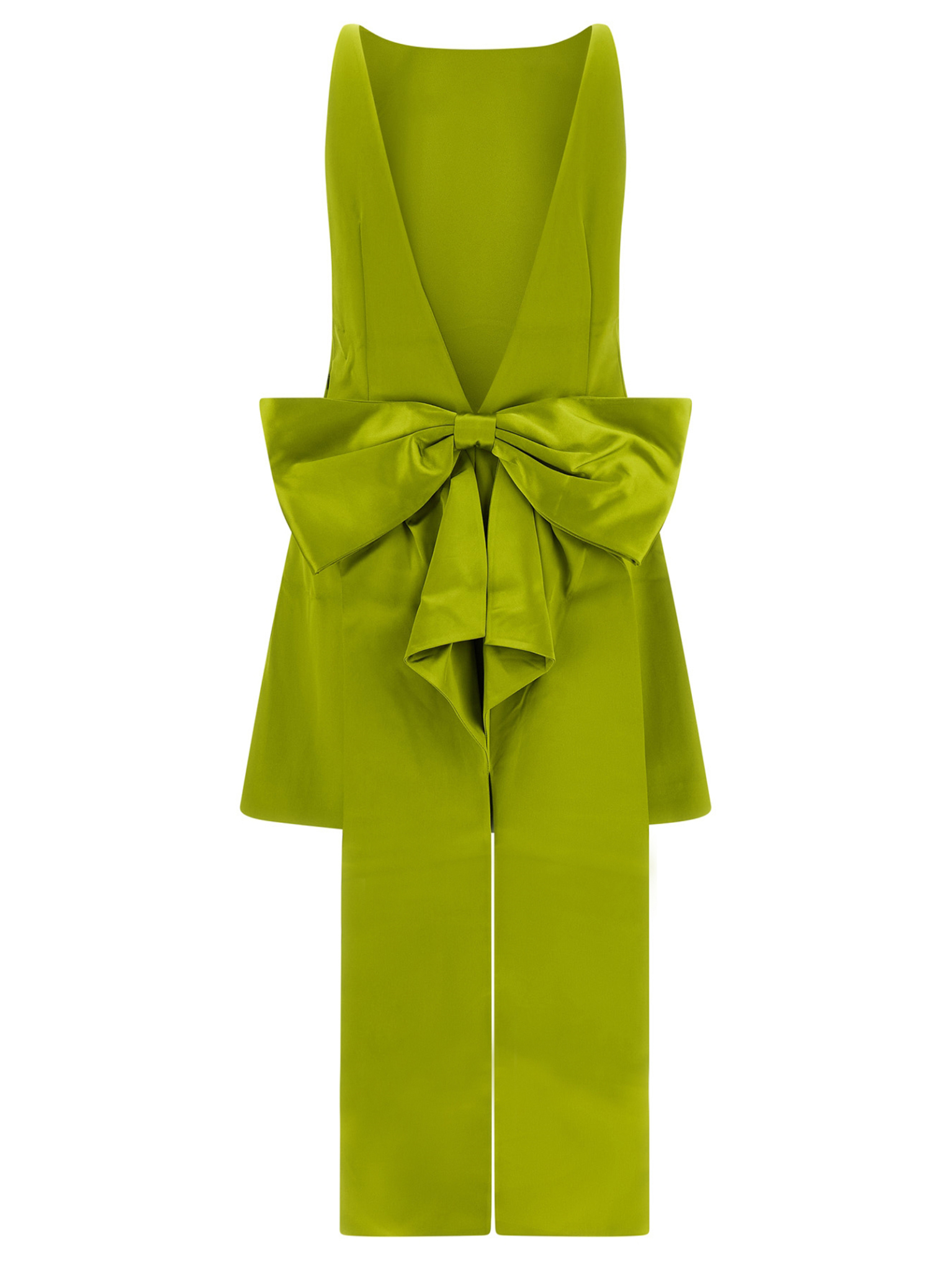 [SELF PORTRAIT] Sleeveless dress FW26 AW26008SGGREEN
