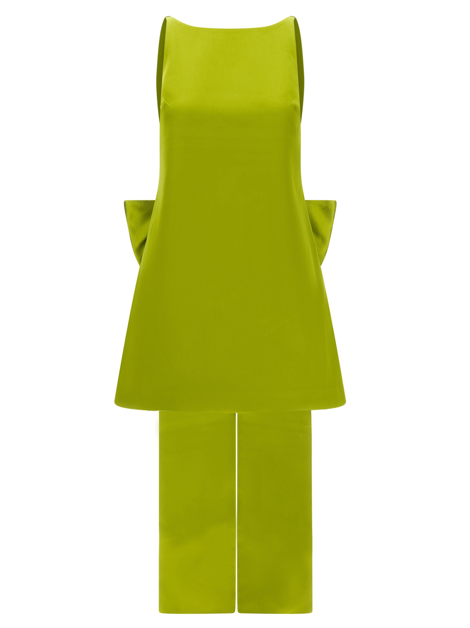 [SELF PORTRAIT] Sleeveless dress FW26 AW26008SGGREEN