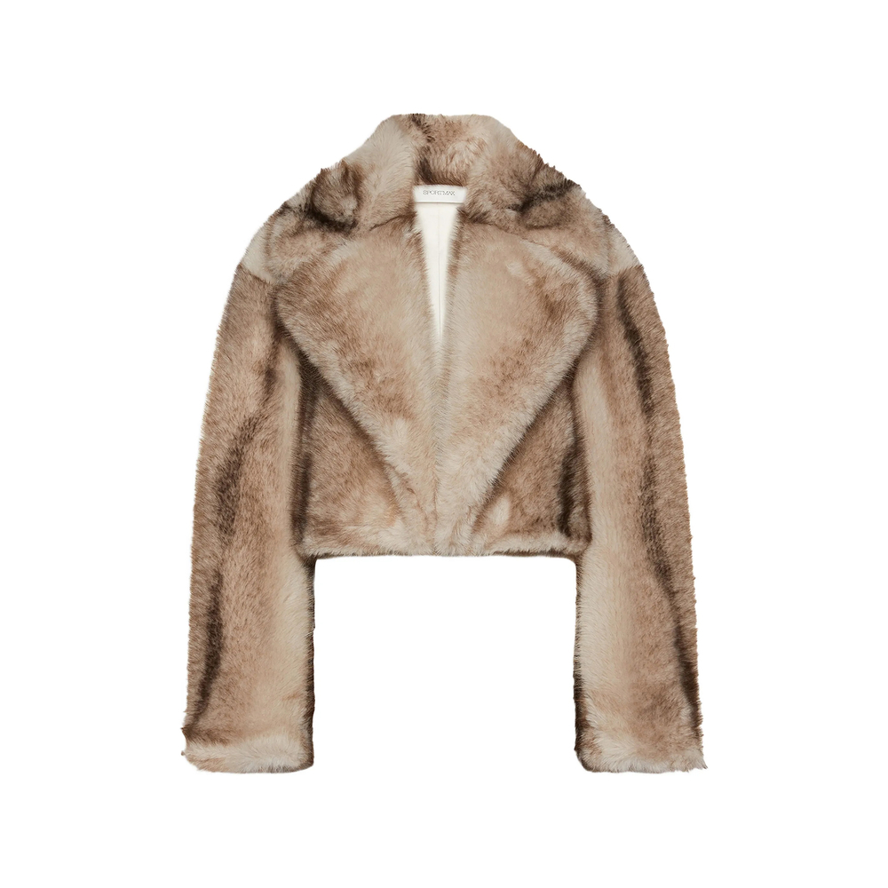[SPORTMAX] Fur Jacket FW26 SPXQUANTUM 265F 002