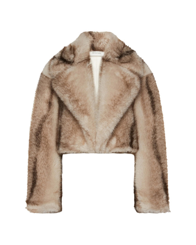 [SPORTMAX] Fur Jacket FW26 SPXQUANTUM 265F 002