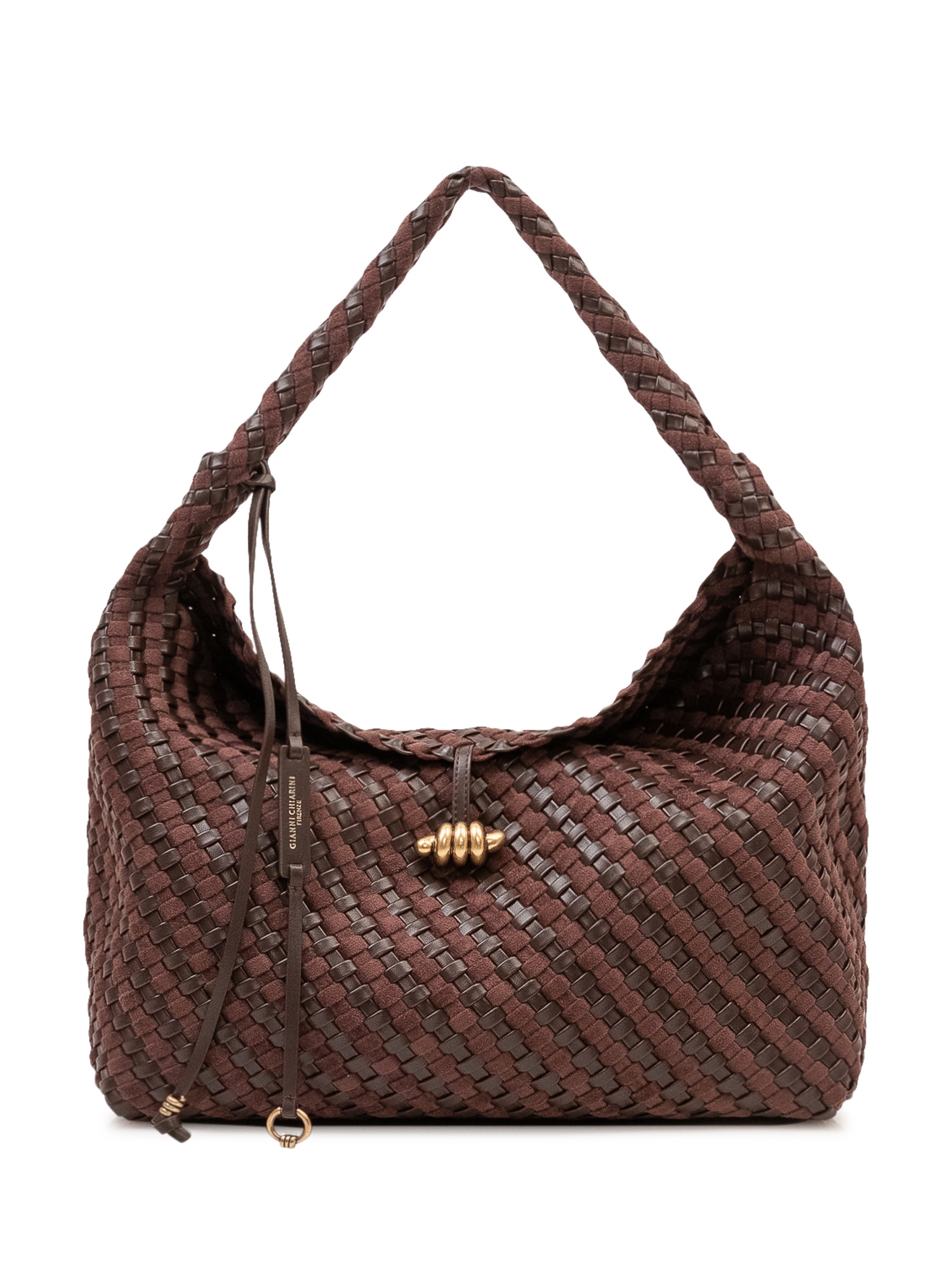 [GIANNI CHIARINI] Tote bag FW26 BS12066COMMWPLINT 2107