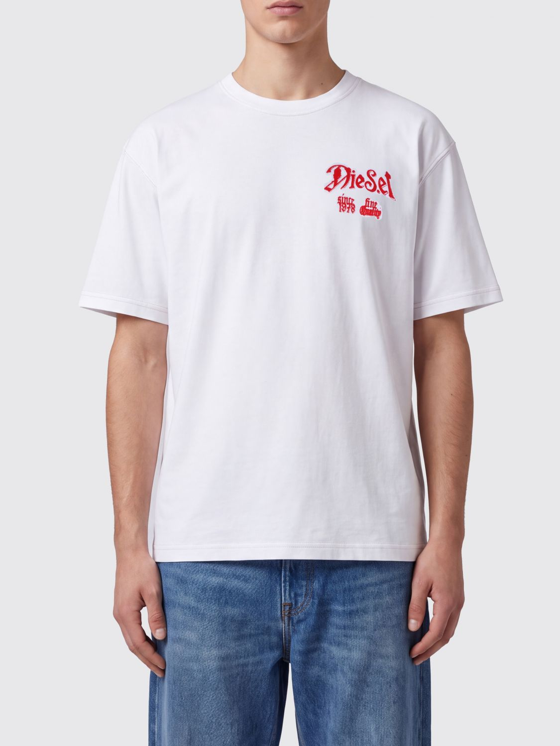 [Diesel] T-shirts Short Sleeve FW26 A222440QIAM 100