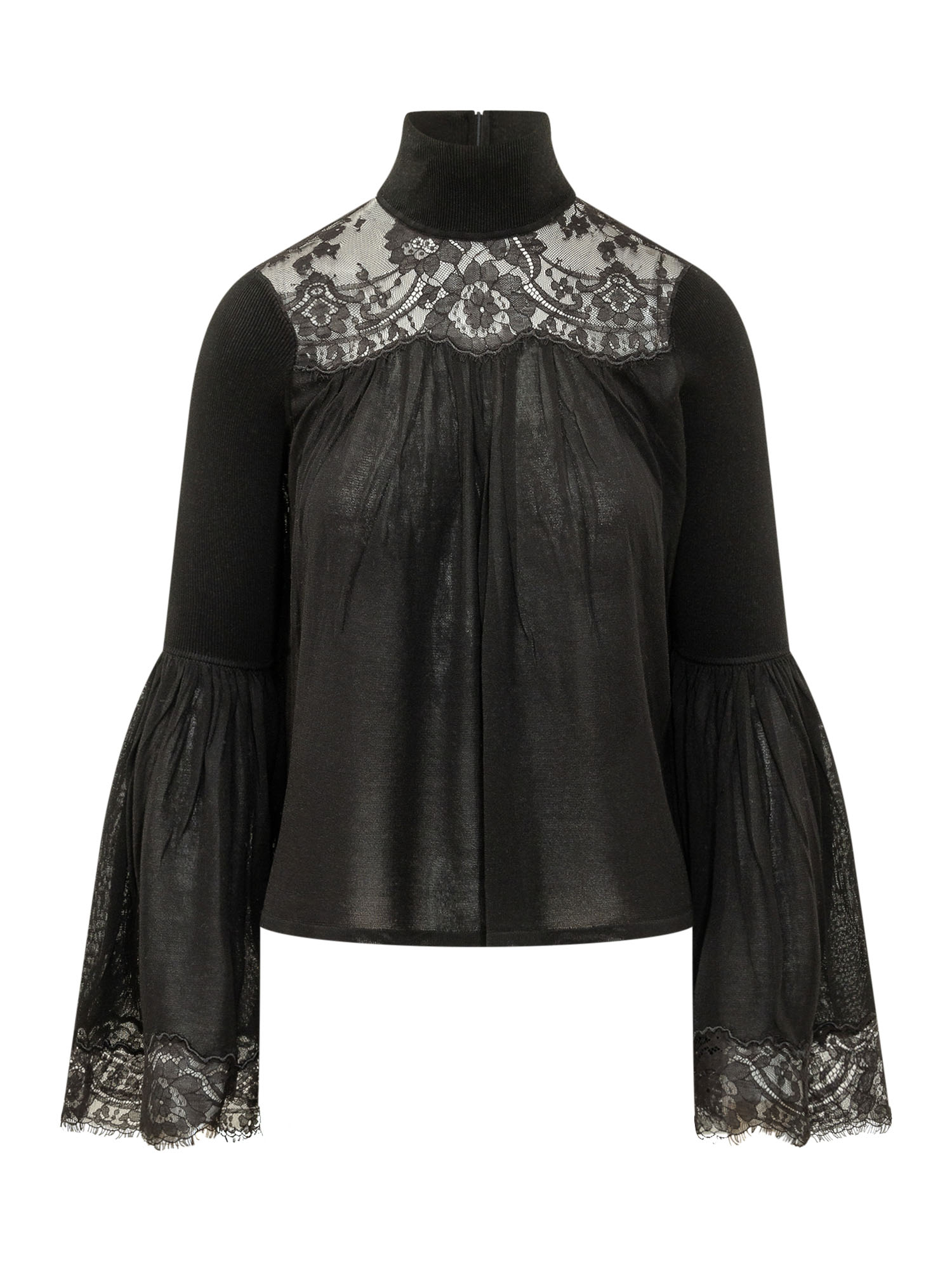 [Zimmermann] Shirts Long Sleeve FW26 9283TF261VALIANT BLK