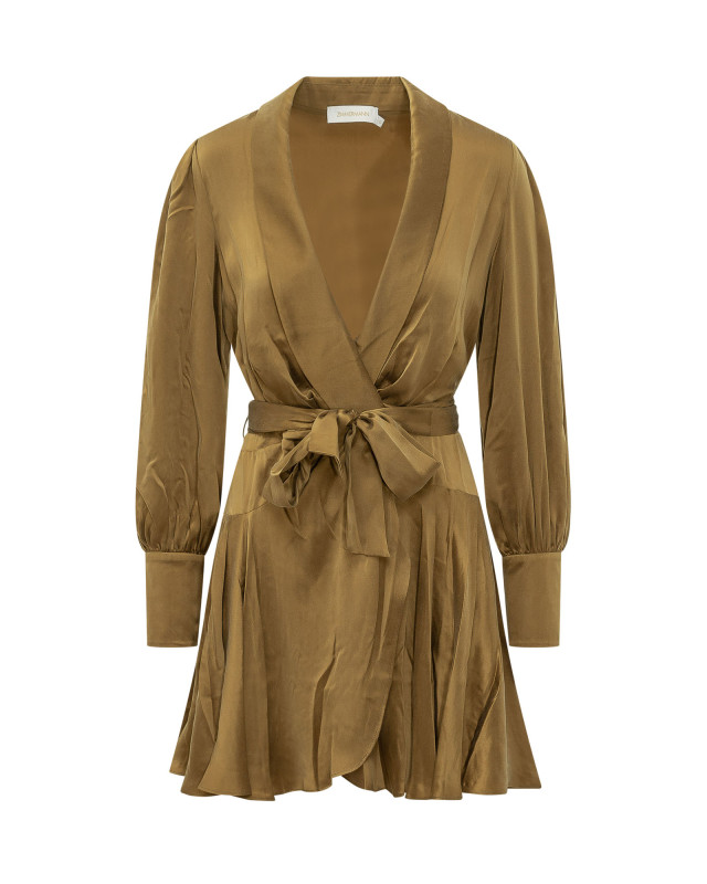 [Zimmermann] Long sleeve dress FW26 8067DF26R KHA