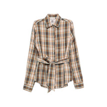 [Semicouture] Shirts Long Sleeve FW26 Y6WQ02 ANNE 58CHK