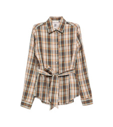 [Semicouture] Shirts Long Sleeve FW26 Y6WQ02 ANNE 58CHK