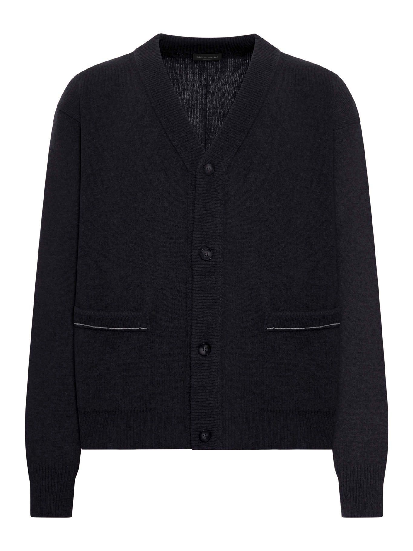 [ROBERTO COLLINA] Cardigan SS26 253M40210M4009 BLACK