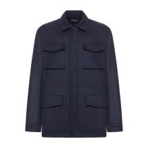 [Kiton] Jacket SS26 UW2182AV0408H02003 BLUE NAVY