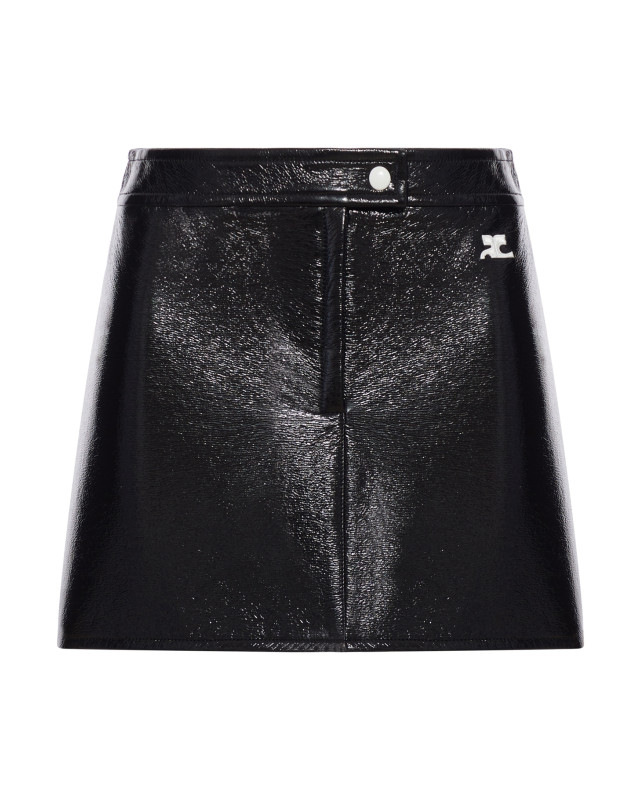 [Courreges] Mini skirt SS26 PERCJU001VY00149999 BLACK