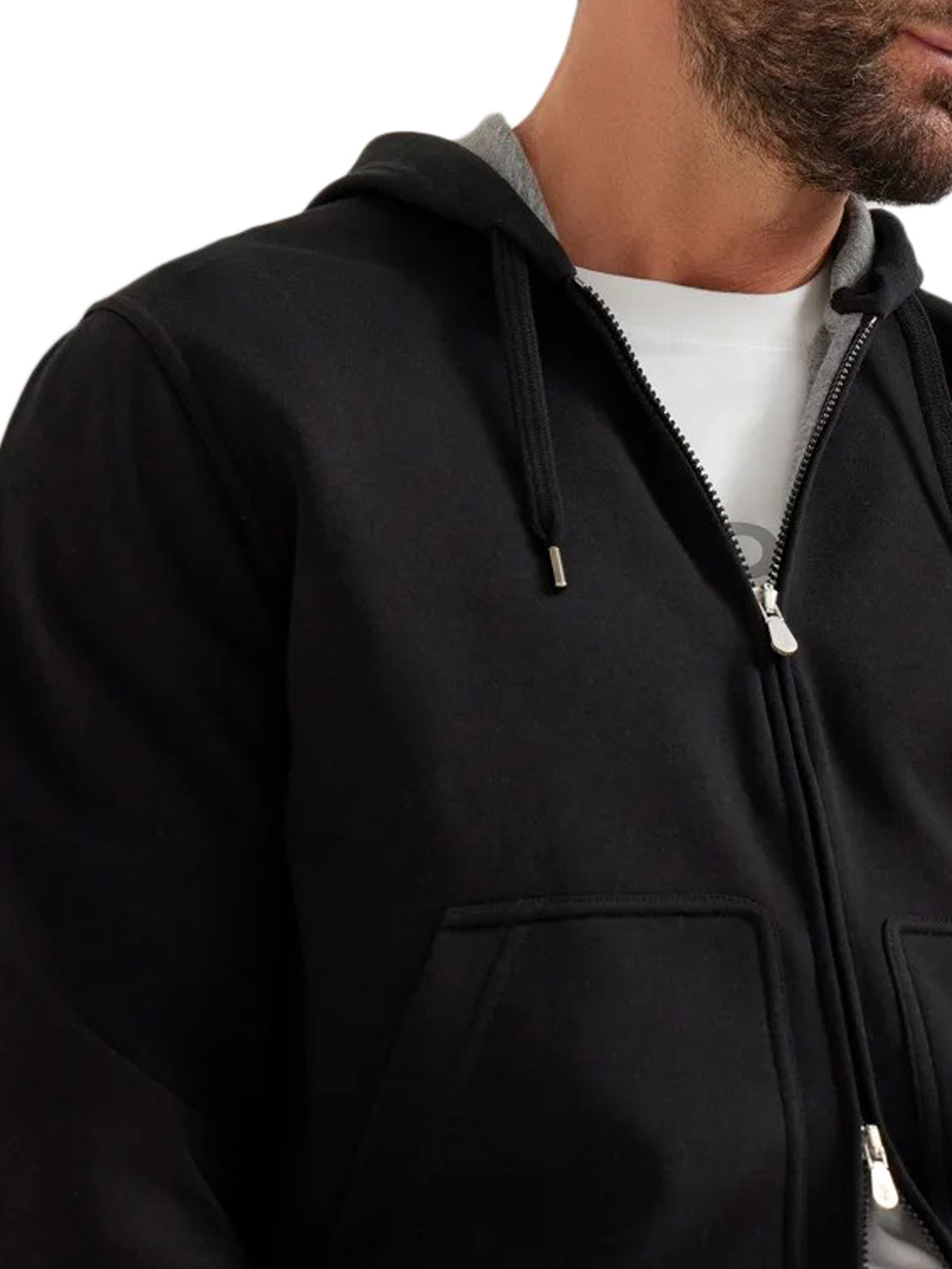 [Brunello Cucinelli] Zip Up FW26 MM8319069GC101 BLACK