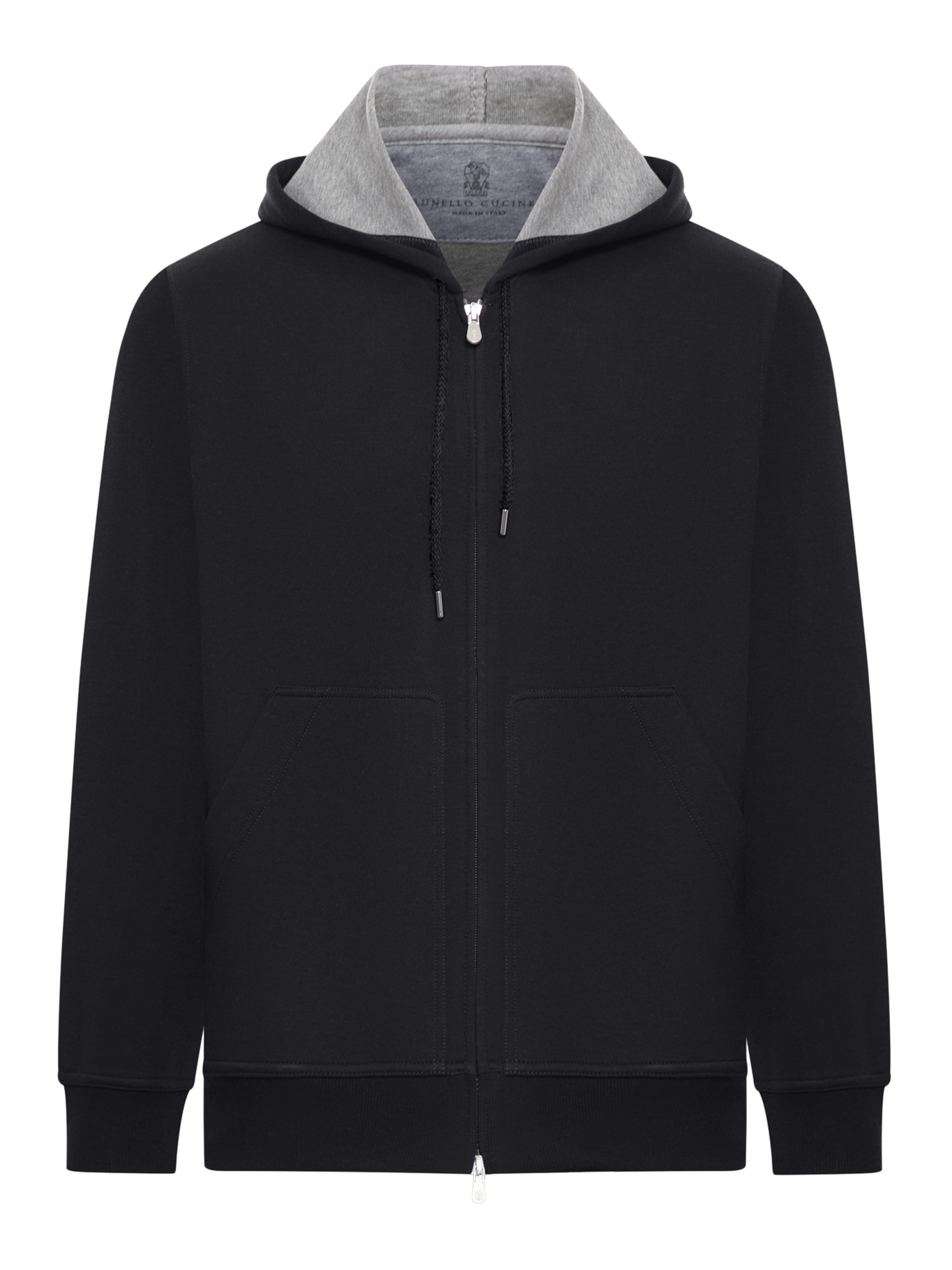 [Brunello Cucinelli] Zip Up FW26 MM8319069GC101 BLACK