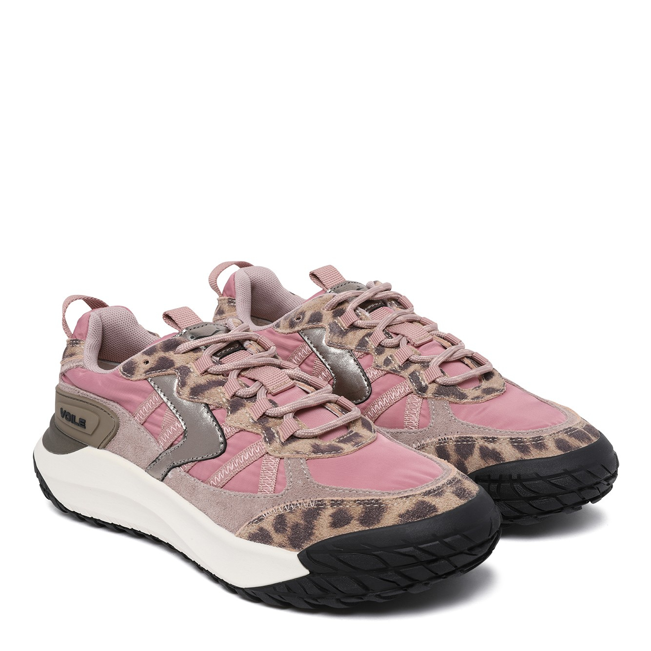 [VOILE BLANCHE] Sneakers FW26 2019698090M01-SUEDENYLONLEO
