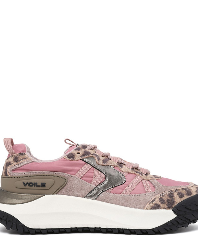 [VOILE BLANCHE] Sneakers FW26 2019698090M01-SUEDENYLONLEO