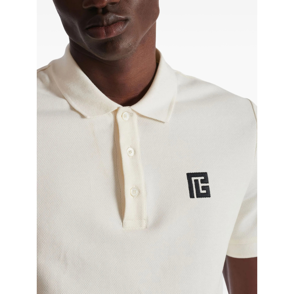 [Balmain] Shirts Long Sleeve SS26 GH1GB085 BC87 GAB