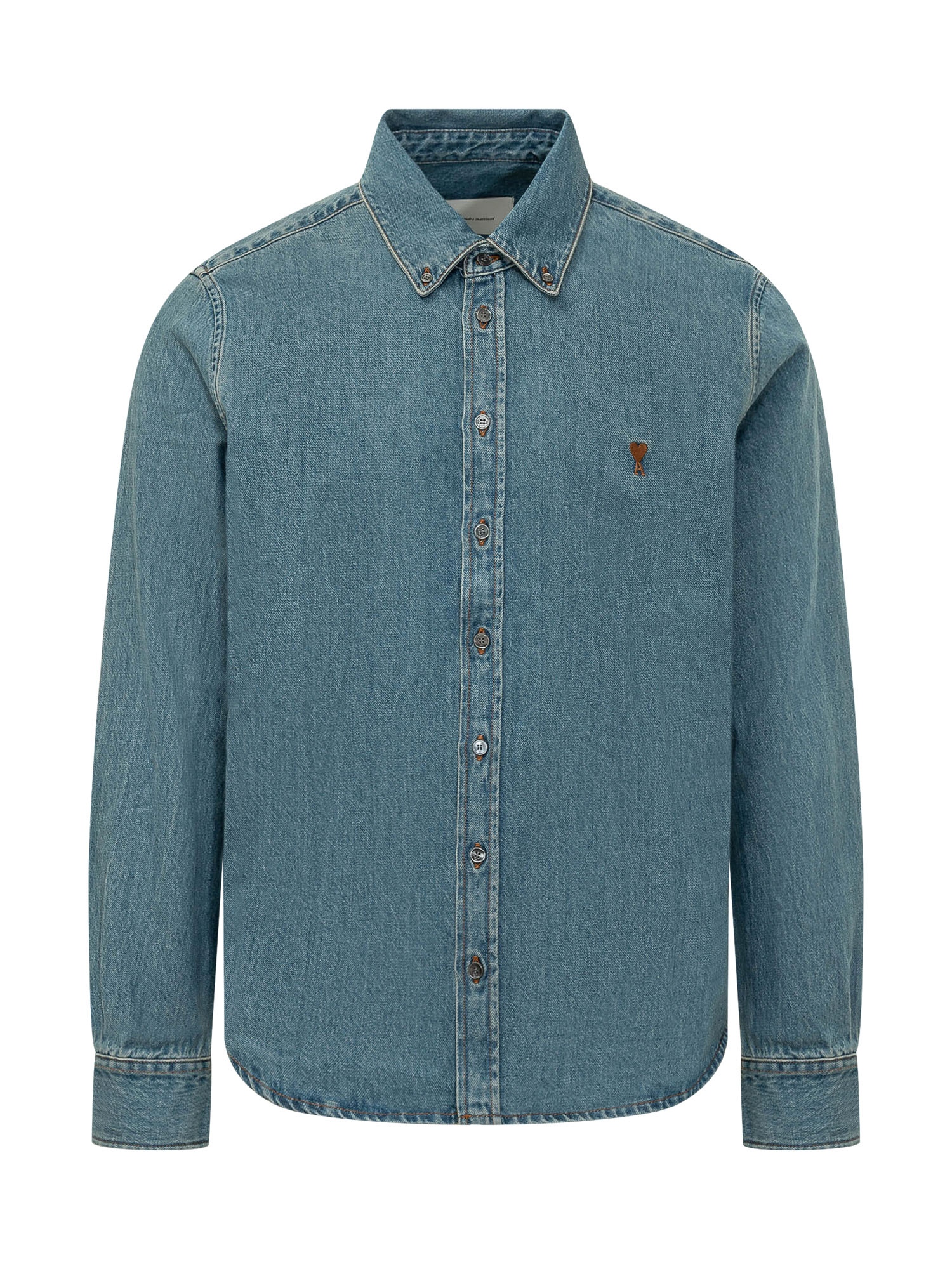 [AMI ALEXANDRE MATTIUSSI] Shirts Long Sleeve FW26 USH786DE0056 480