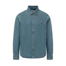[AMI ALEXANDRE MATTIUSSI] Shirts Long Sleeve FW26 USH786DE0056 480