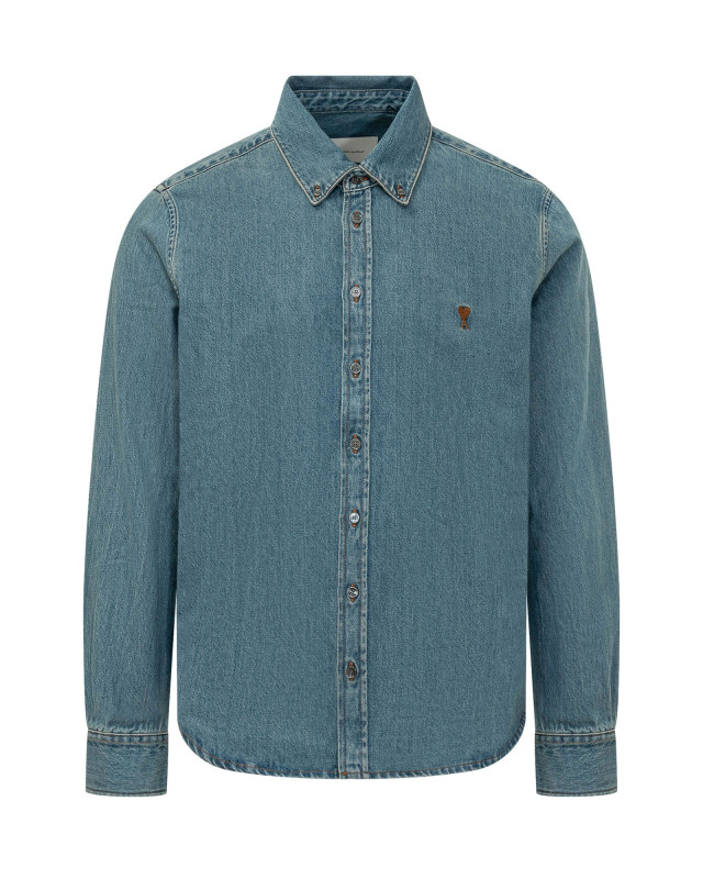 [AMI ALEXANDRE MATTIUSSI] Shirts Long Sleeve FW26 USH786DE0056 480