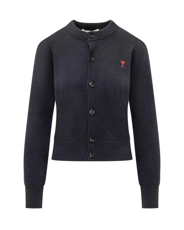 [AMI ALEXANDRE MATTIUSSI] Cardigan FW26 FKC361001. 414