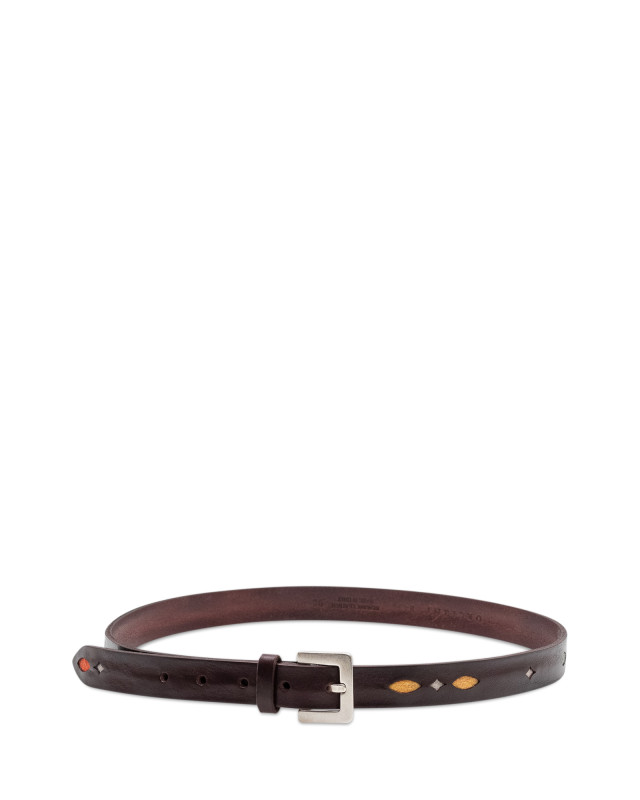 [ORCIANI] Belt FW26 U08426BLL T.MORO