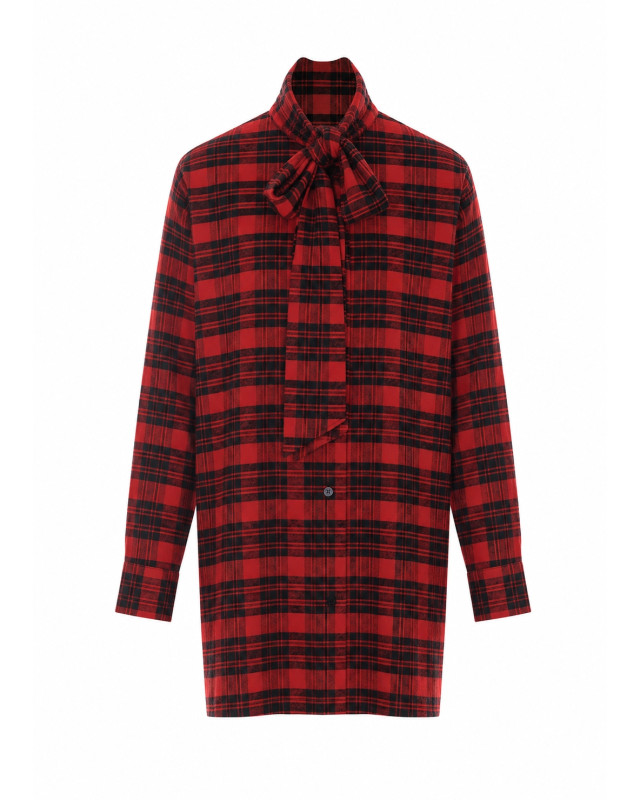 [TRUE AVENUE] Shirt FW26 PIPPIJAPANESECHECKRED