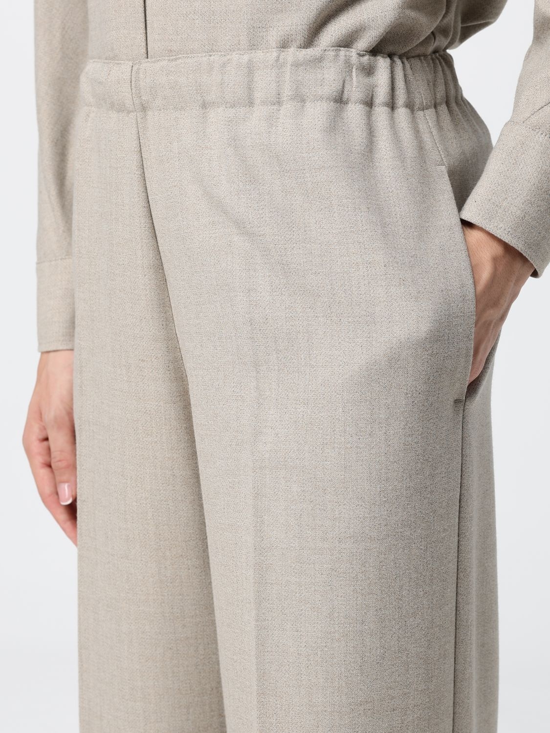 [Fabiana Filippi] Trousers FW26 PAD216F456M267 MOKA MERINGA