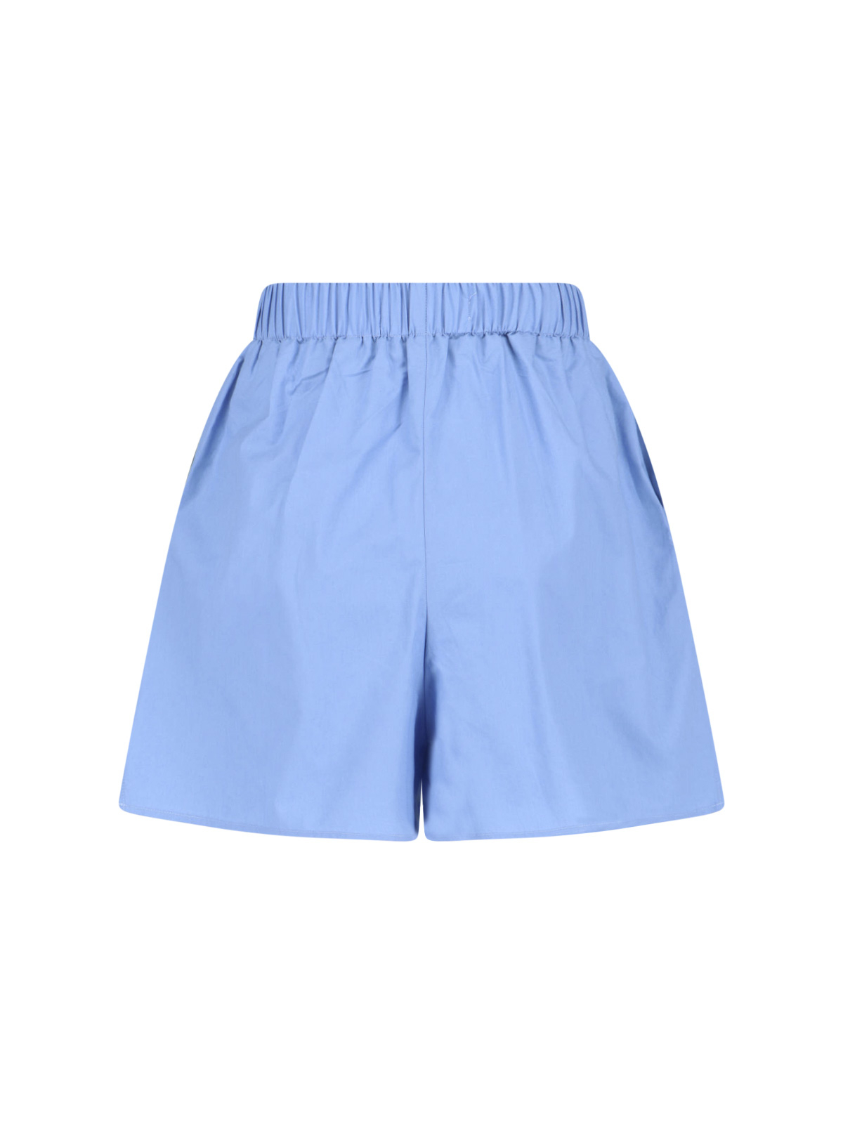 [THE FRANKIE SHOP] Shorts SS26 LUI ORGANIC COTTON BOXER SHORTBLUE