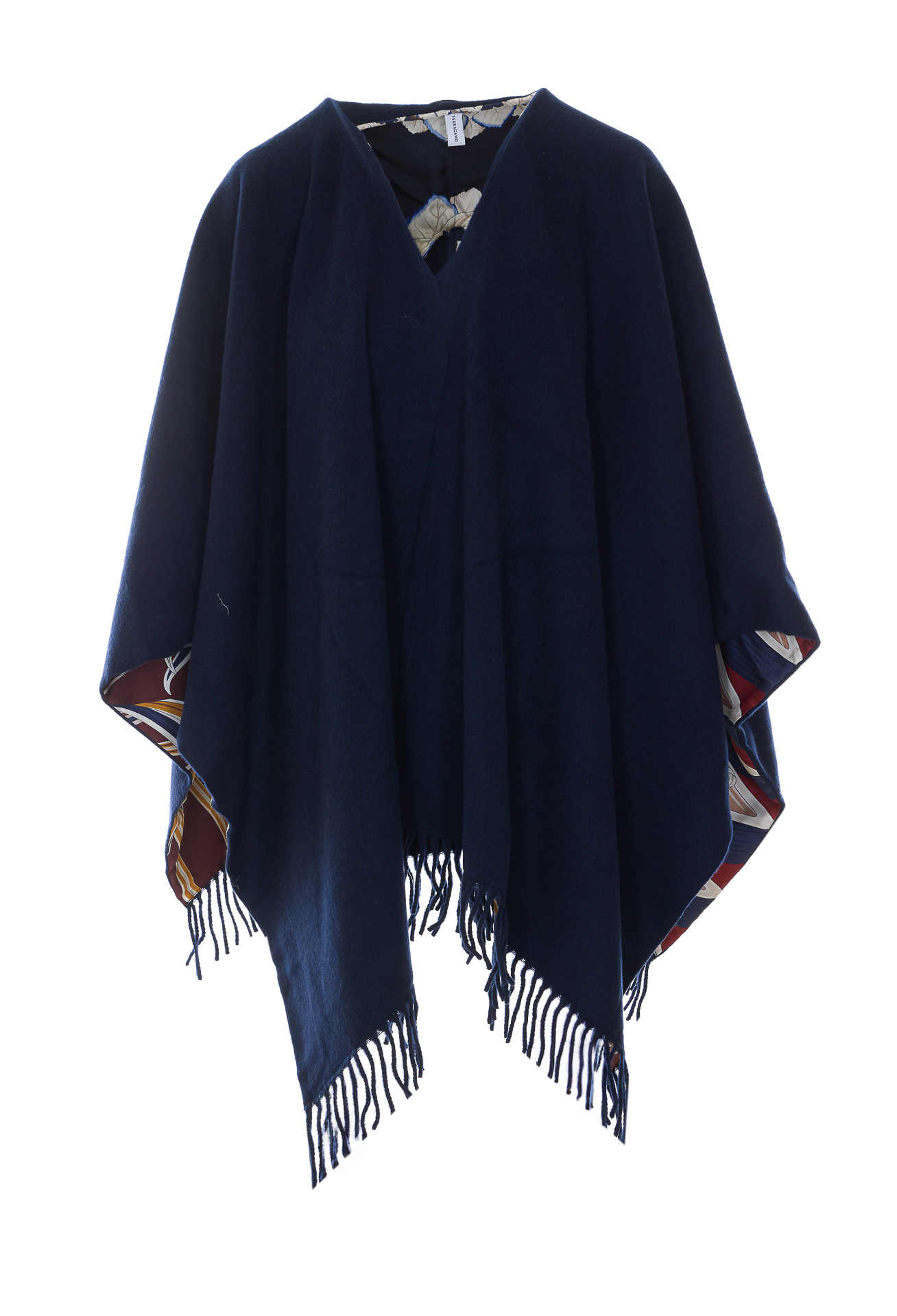 [Salvatore Ferragamo] Cape FW26 787608321289NEW NAVY