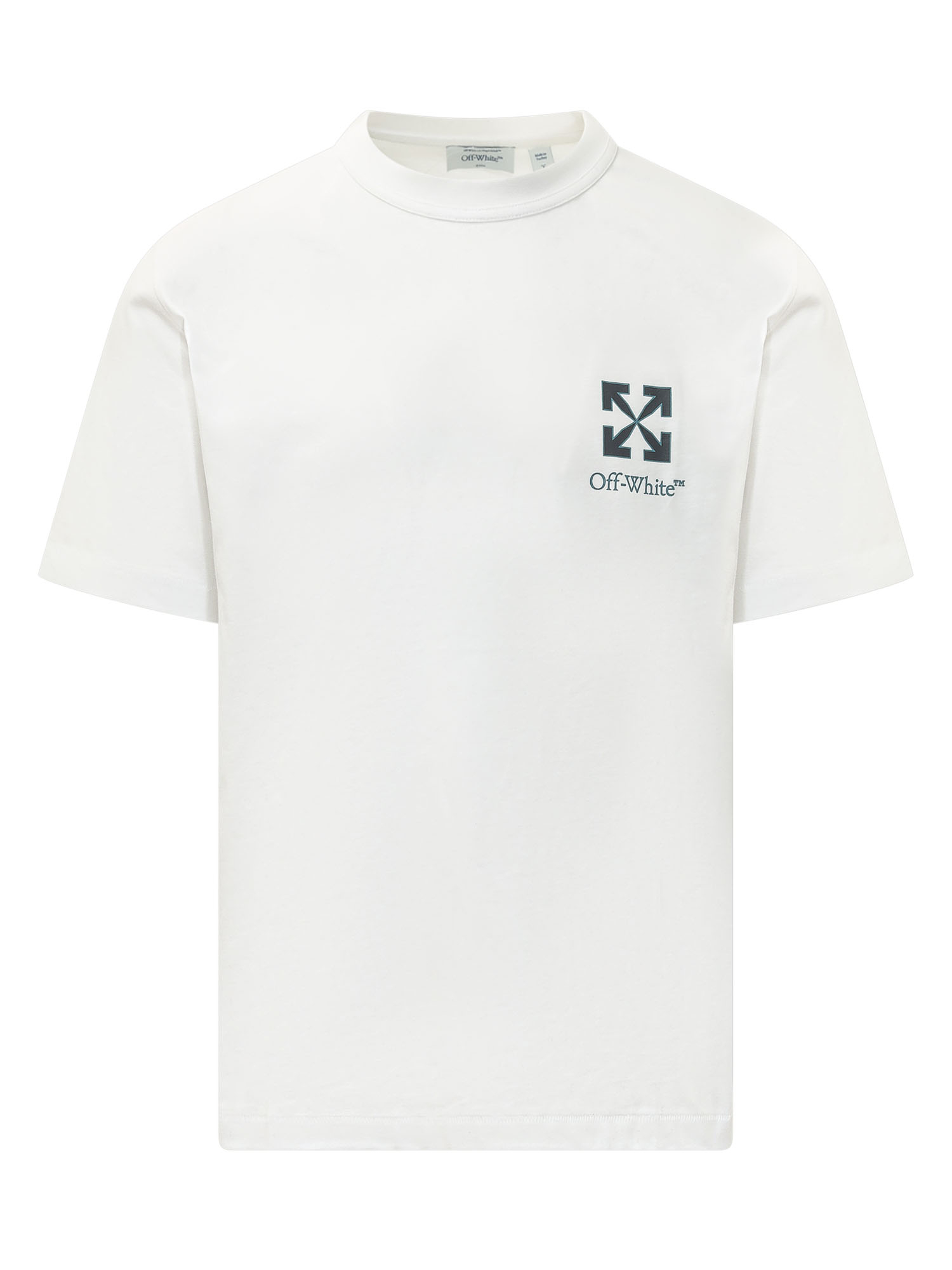 [Off-White] T-shirts Short Sleeve FW26 44MAA16MF26J00 A100