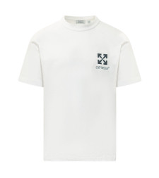 [Off-White] T-shirts Short Sleeve FW26 44MAA16MF26J00 A100