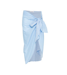 [THE FRANKIE SHOP] Long skirt FW26 THIRA WRAP  BLUWH