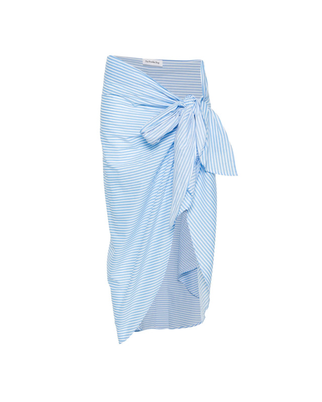 [THE FRANKIE SHOP] Long skirt FW26 THIRA WRAP  BLUWH