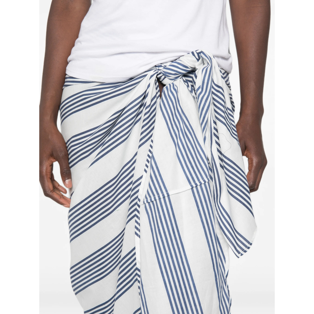[THE FRANKIE SHOP] Long skirt FW26 THIRA WRAP  NAVWH