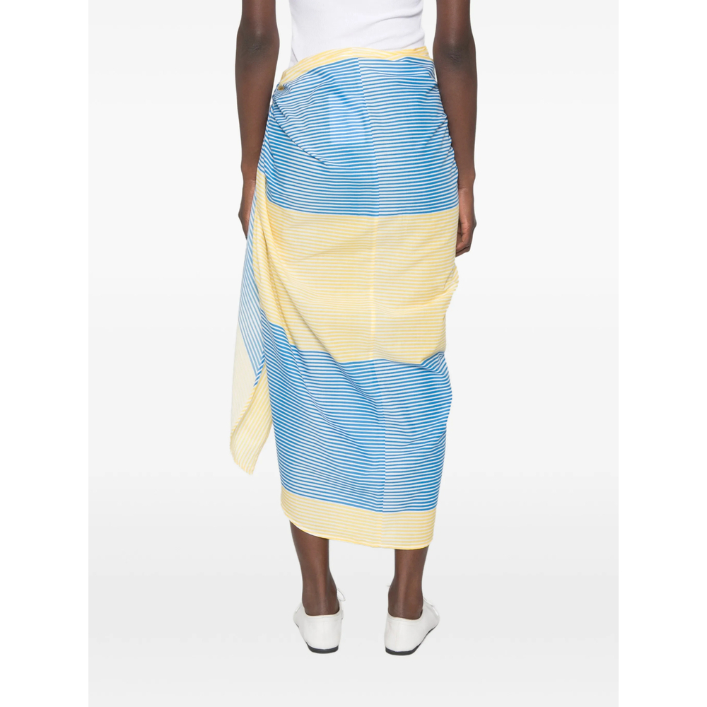 [THE FRANKIE SHOP] Long skirt FW26 THIRA WRAP  YELLO