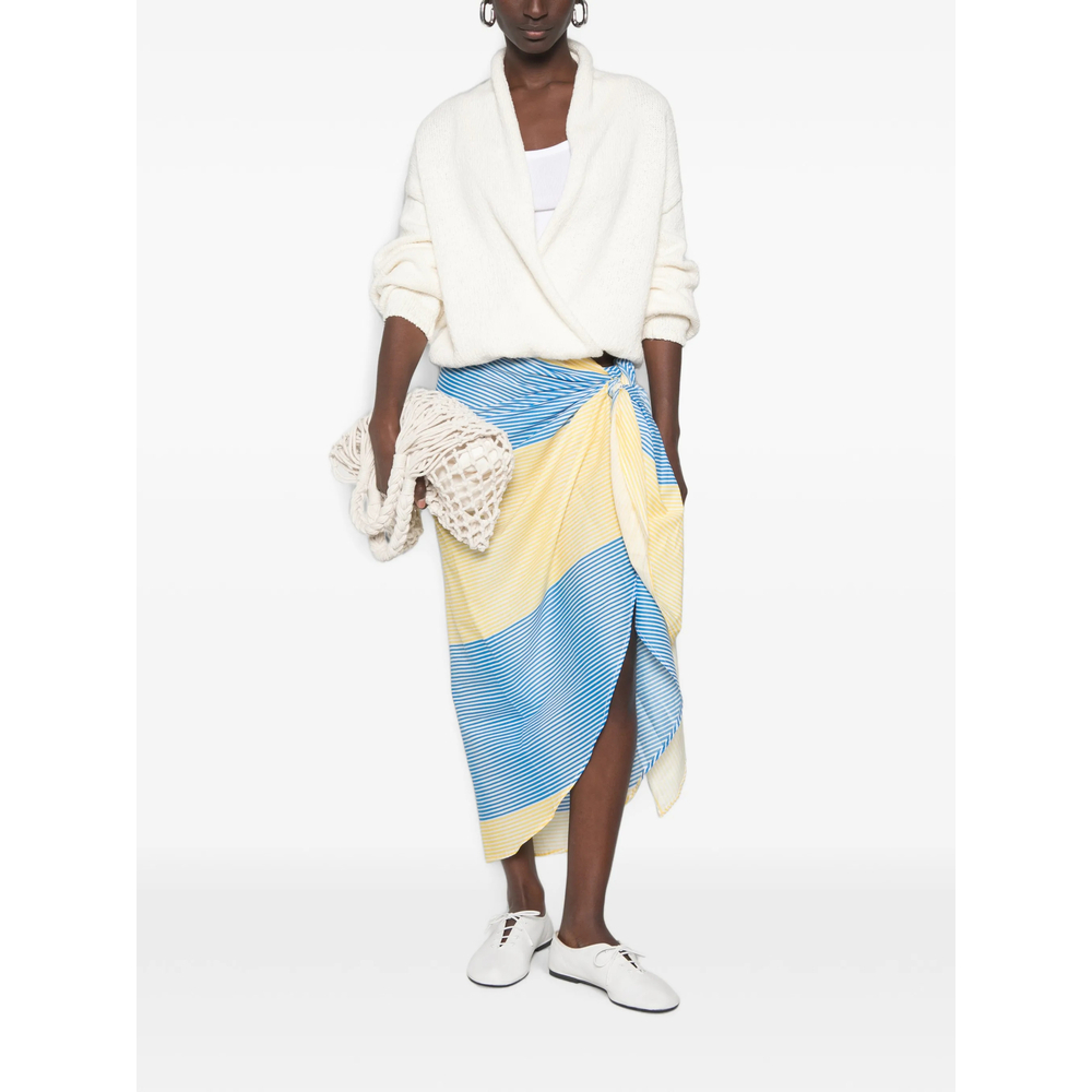 [THE FRANKIE SHOP] Long skirt FW26 THIRA WRAP  YELLO