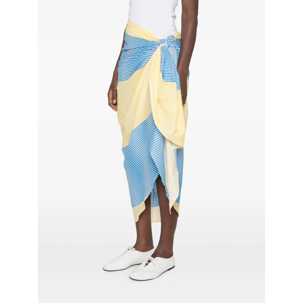 [THE FRANKIE SHOP] Long skirt FW26 THIRA WRAP  YELLO