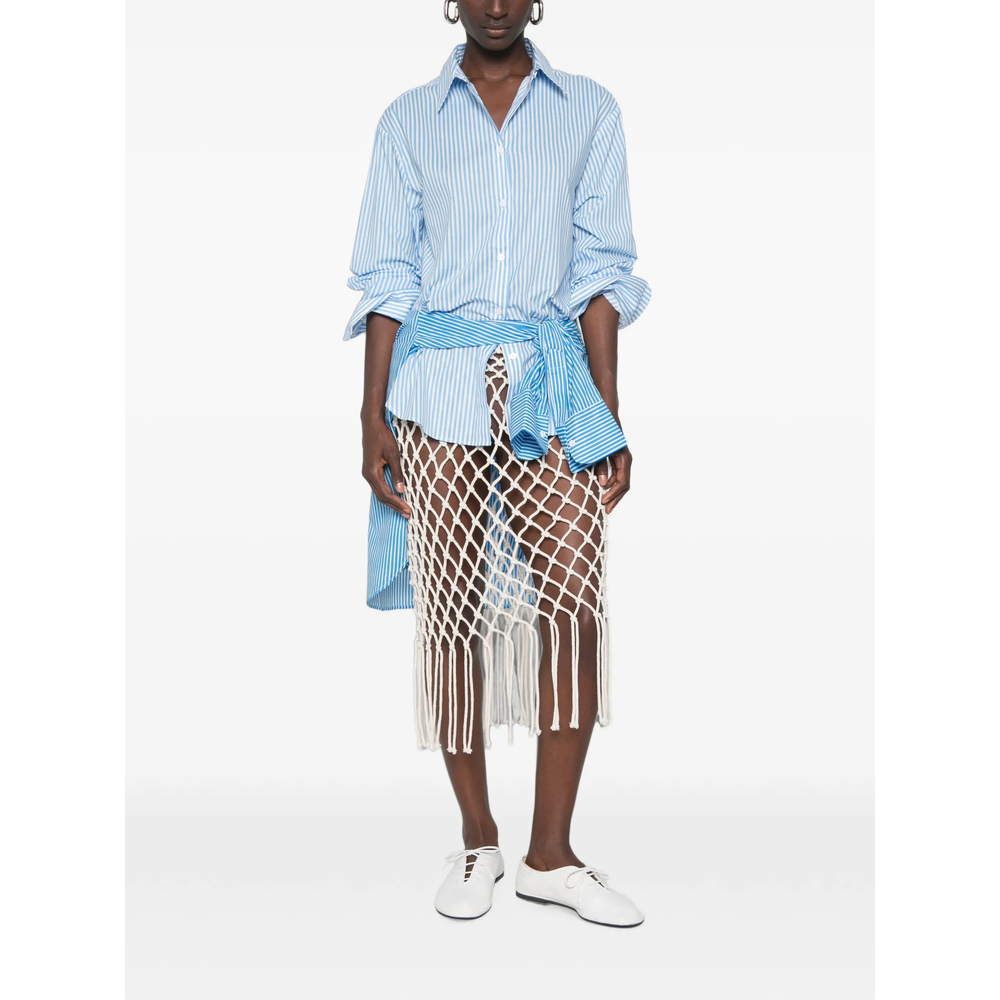 [THE FRANKIE SHOP] Shirts Long Sleeve FW26 PERI COTTON BLUWH
