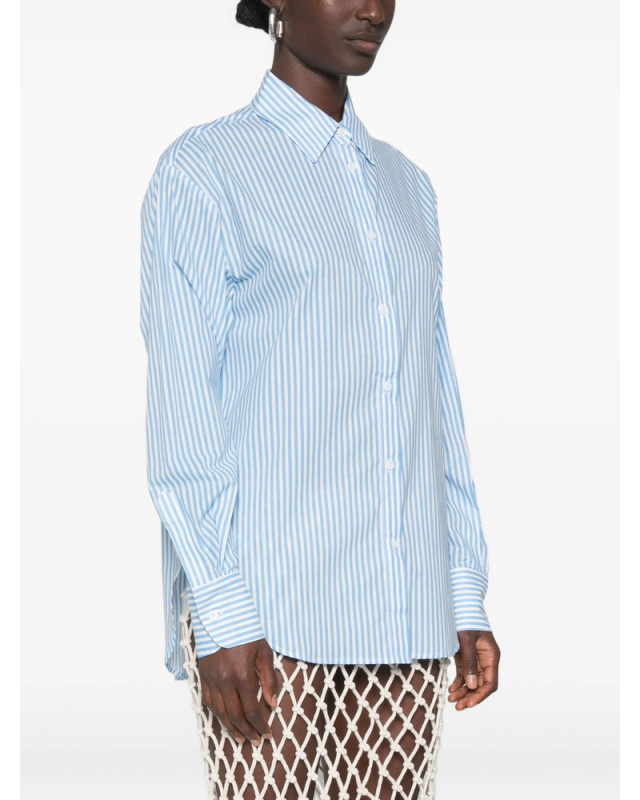 [THE FRANKIE SHOP] Shirts Long Sleeve FW26 PERI COTTON BLUWH