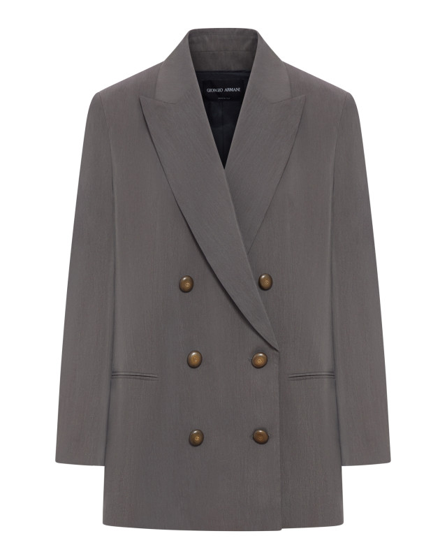 [Giorgio Armani] Blazer SS26 GW002955TE13824U8094 VOLCANIC GLASS