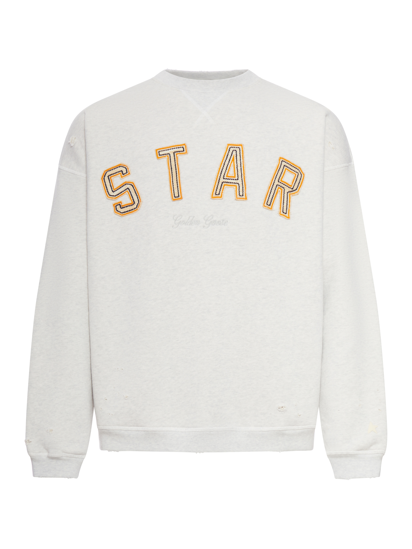[GOLDEN GOOSE DELUXE BRAND] Sweatshirt SS26 GUP02711P00241260665 VINTAGE GRAY MELANGE
