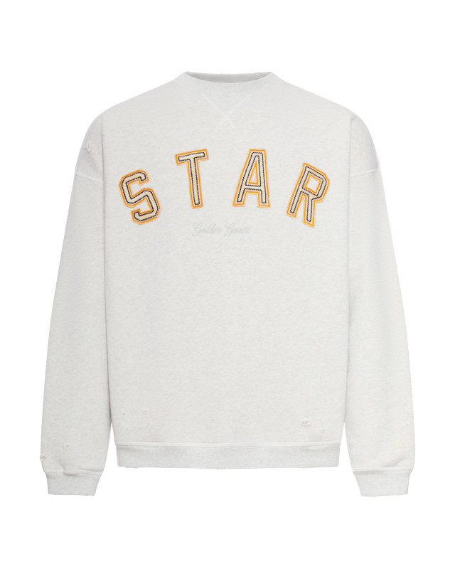 [GOLDEN GOOSE DELUXE BRAND] Sweatshirt SS26 GUP02711P00241260665 VINTAGE GRAY MELANGE