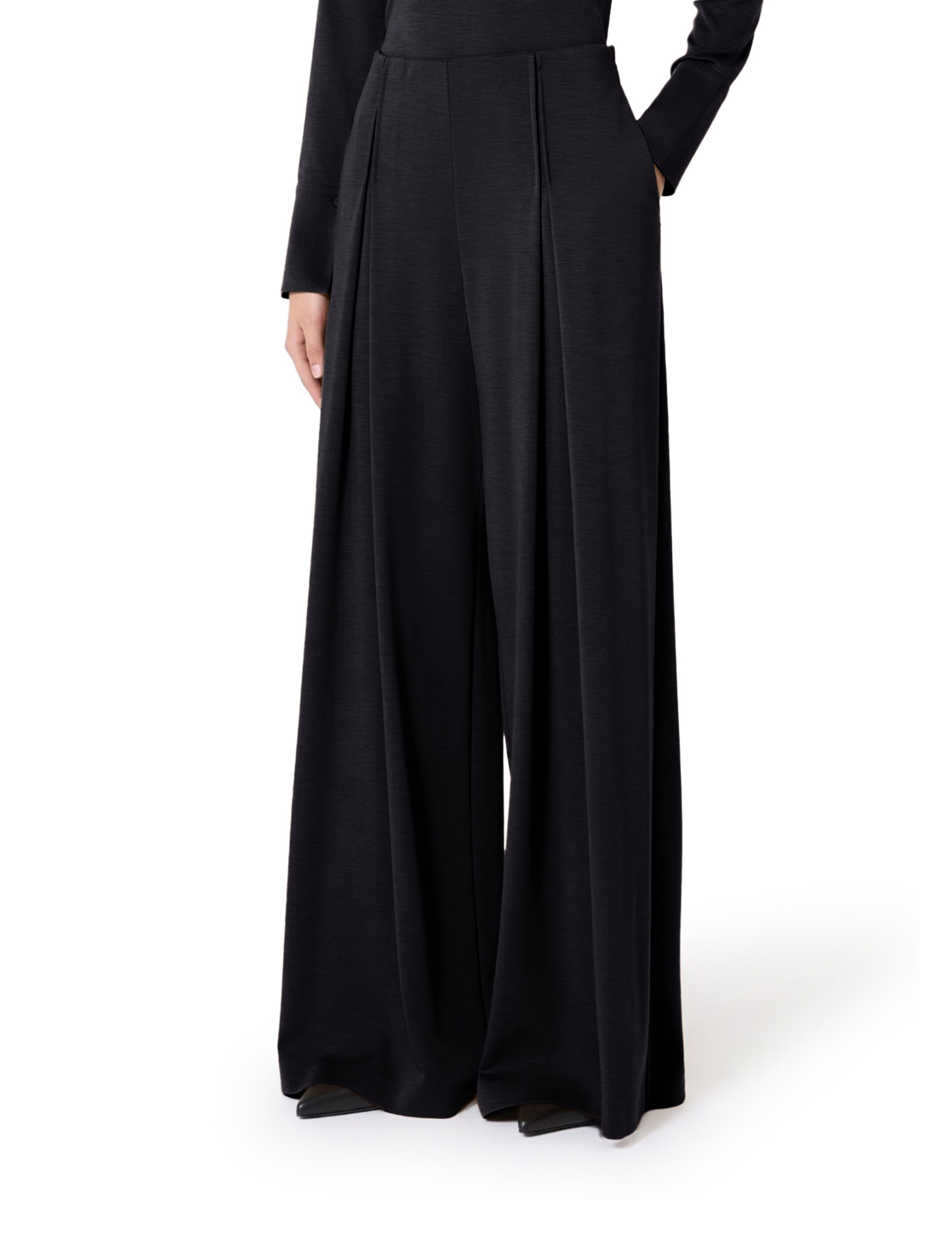 [MAXMARA PURE] Trousers SS26 2611781018600006 BLACK