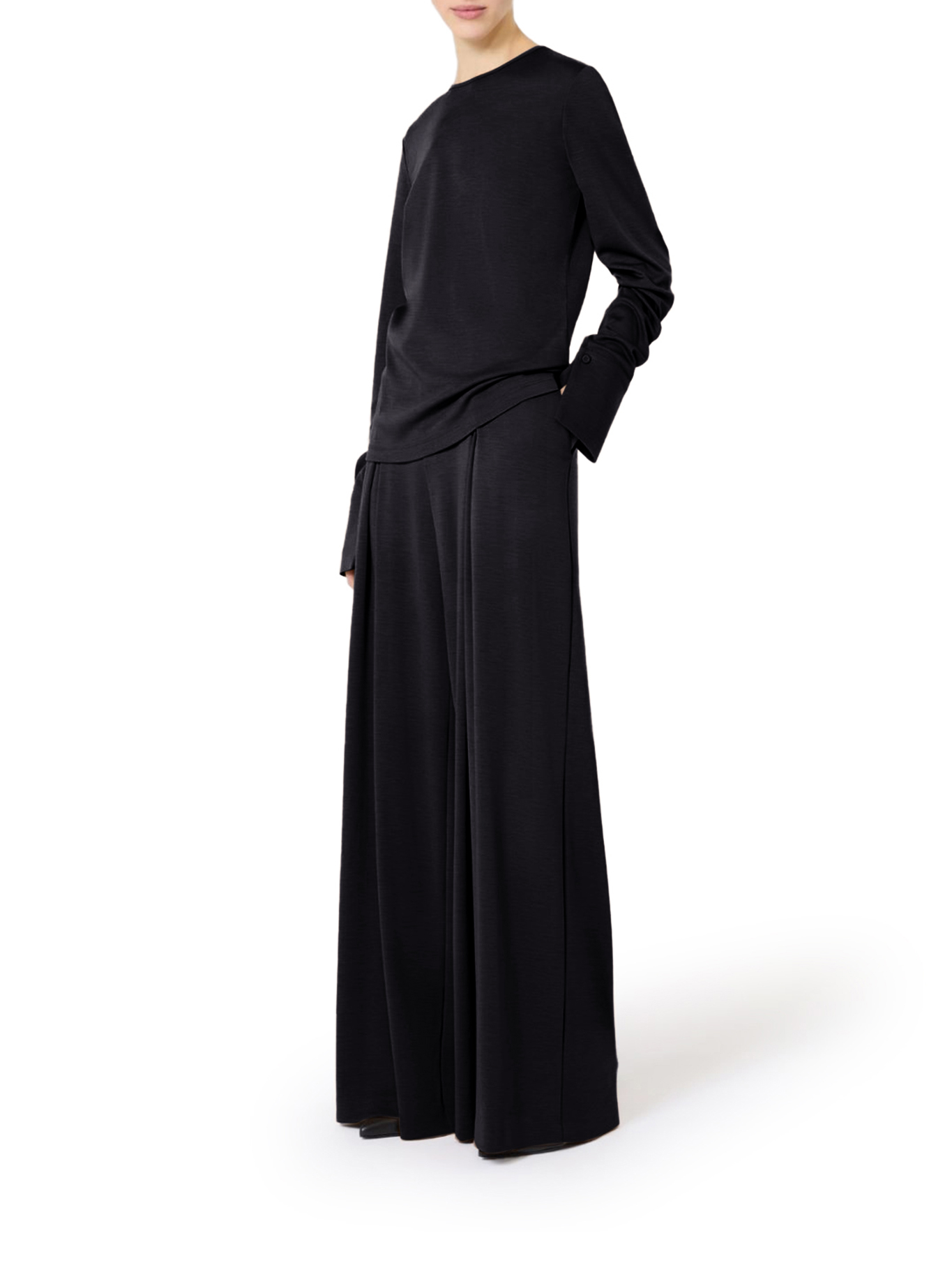 [MAXMARA PURE] Trousers SS26 2611781018600006 BLACK