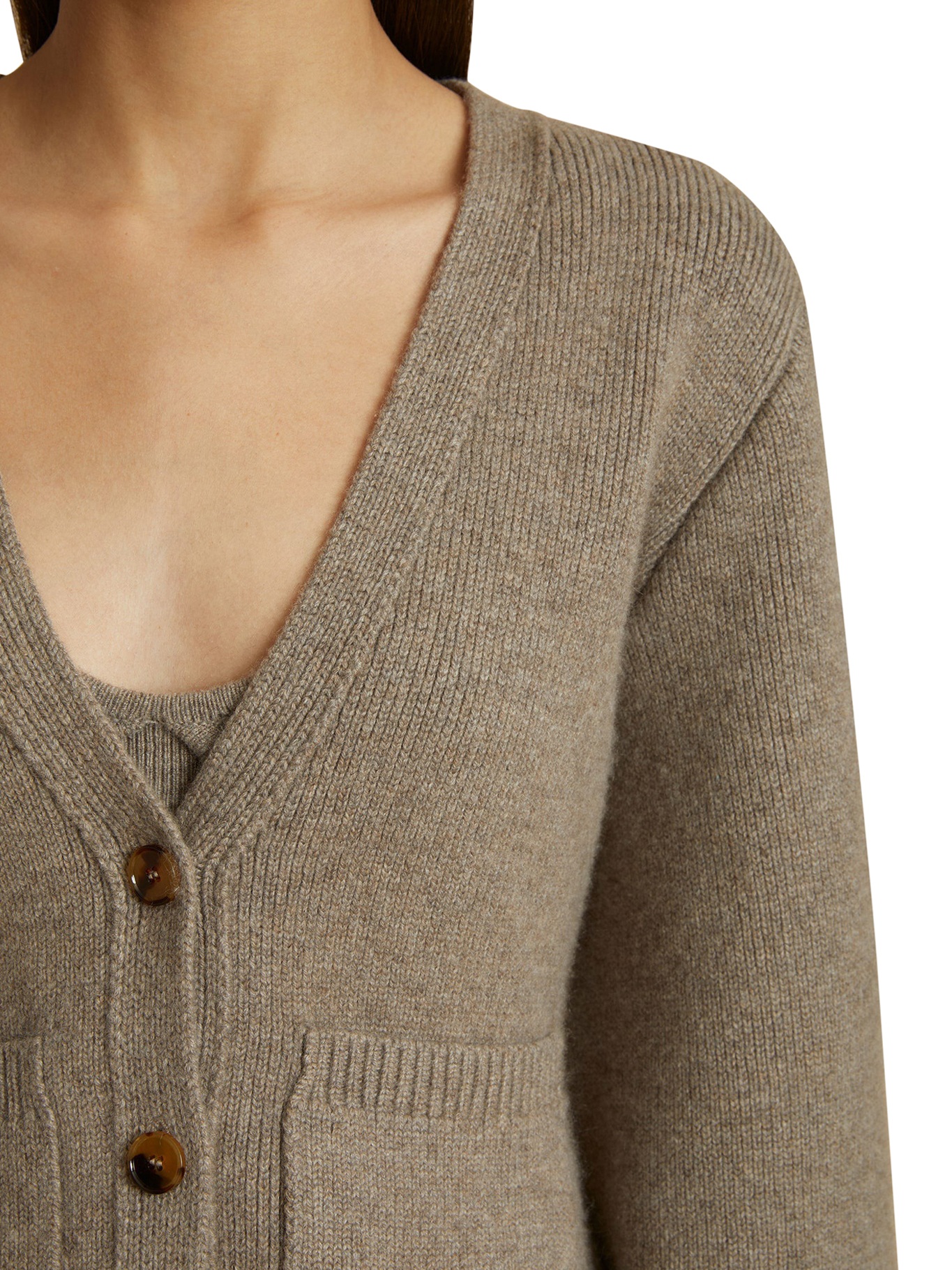 [KHAITE] Cardigan FW26 8267600216 BARLEY