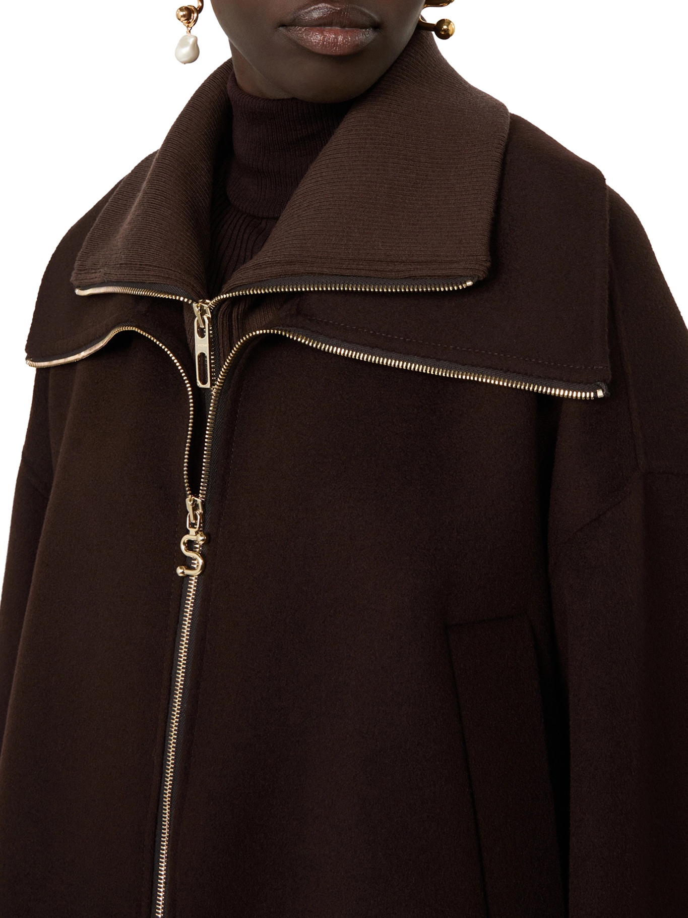 [SPORTMAX] Jacket FW26 2622086012600038 CIOCOLATE